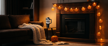 cozy halloween at home