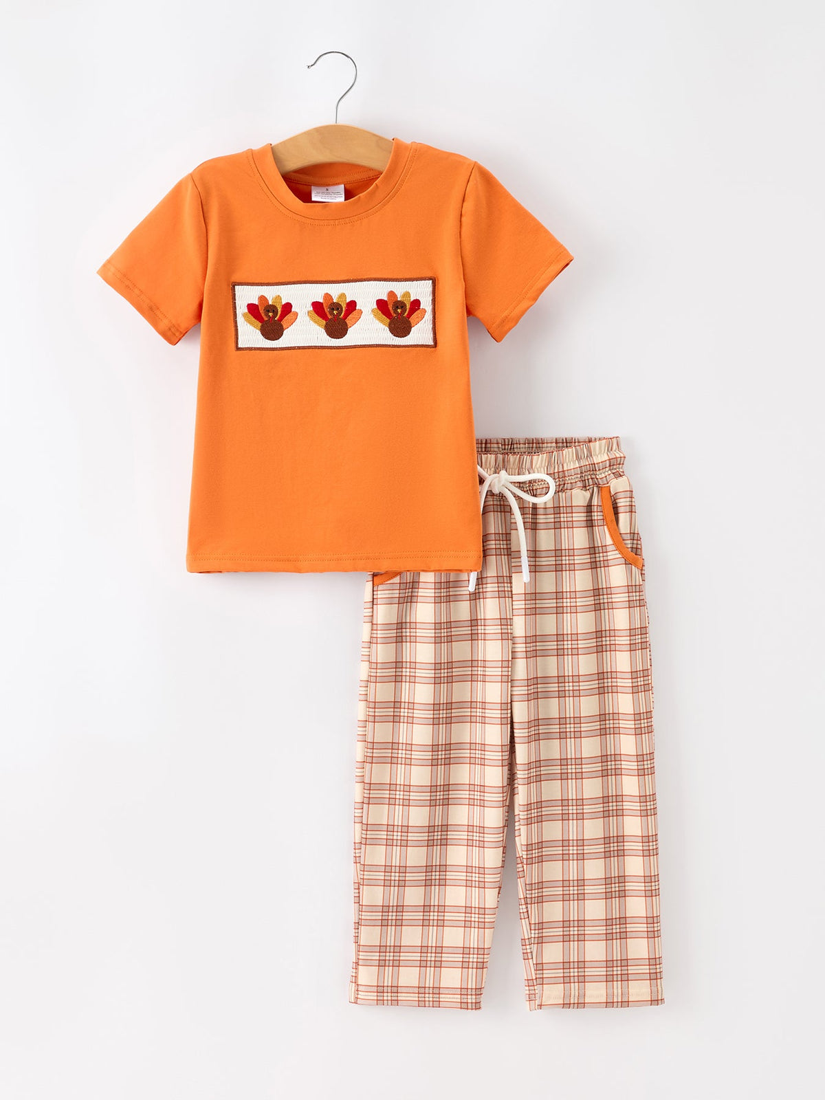 Thanksgiving Turkey Boys Outfit Set
