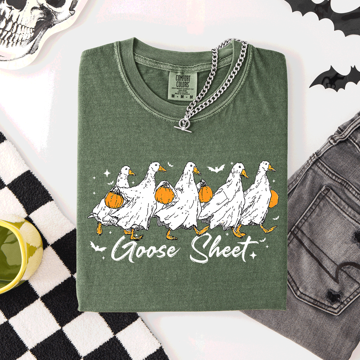 Ghost Goose Halloween Comfort Tee