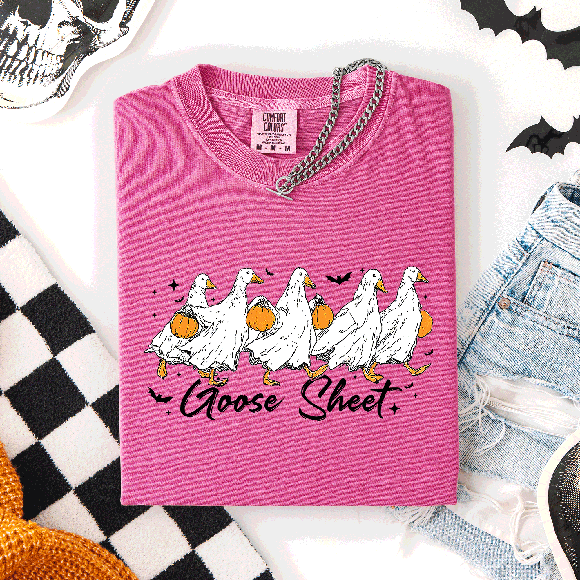 Ghost Goose Halloween Comfort Tee