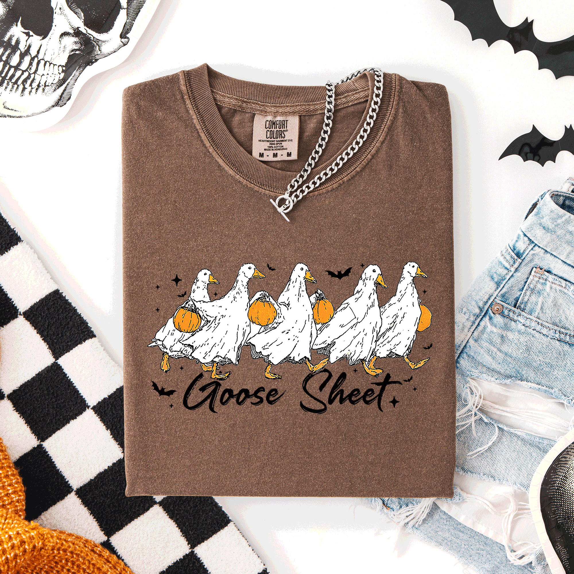 Ghost Goose Halloween Comfort Tee