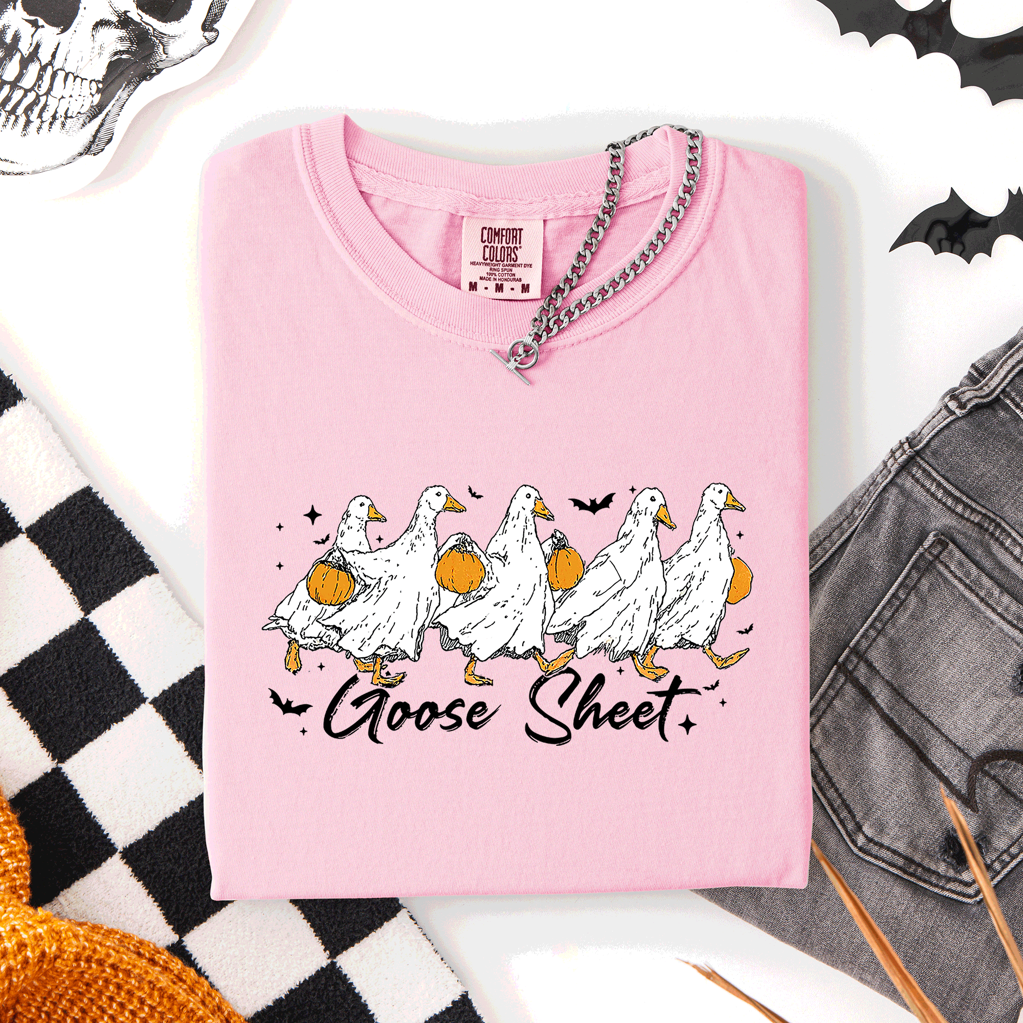 Ghost Goose Halloween Comfort Tee