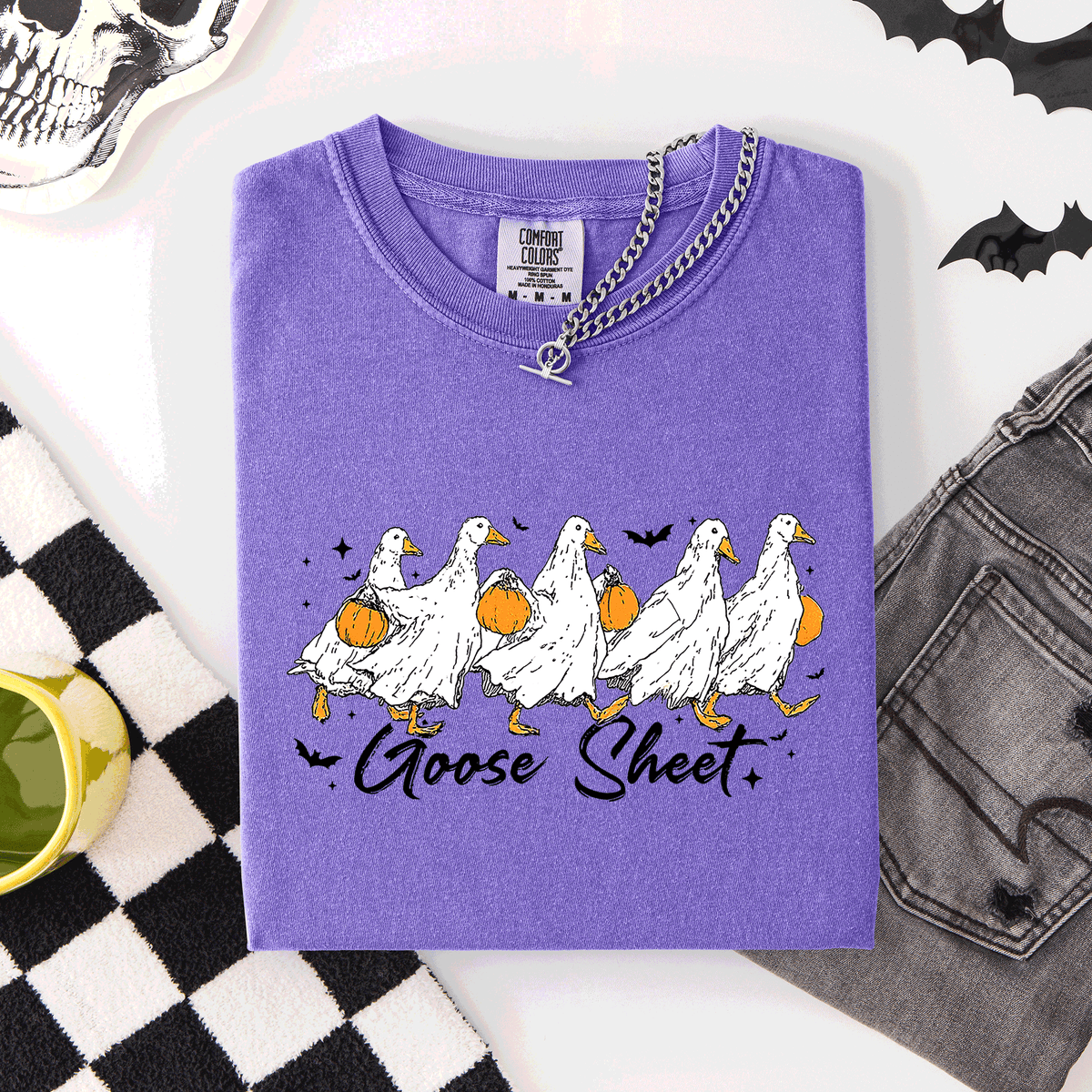 Ghost Goose Halloween Comfort Tee