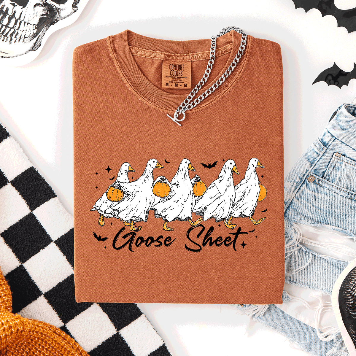 Ghost Goose Halloween Comfort Tee