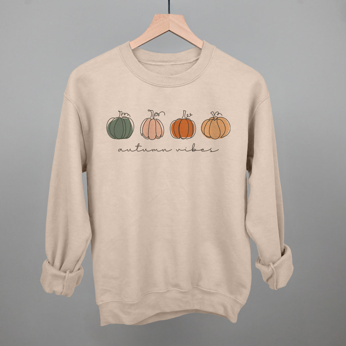 Autumn Pumpkin Doodles Tee & Sweatshirt