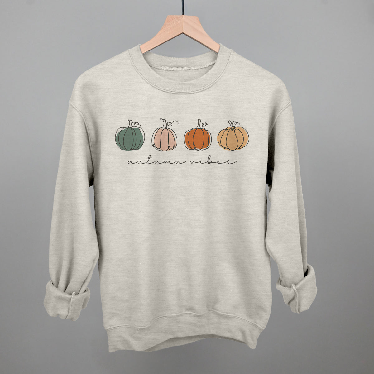 Autumn Pumpkin Doodles Tee & Sweatshirt