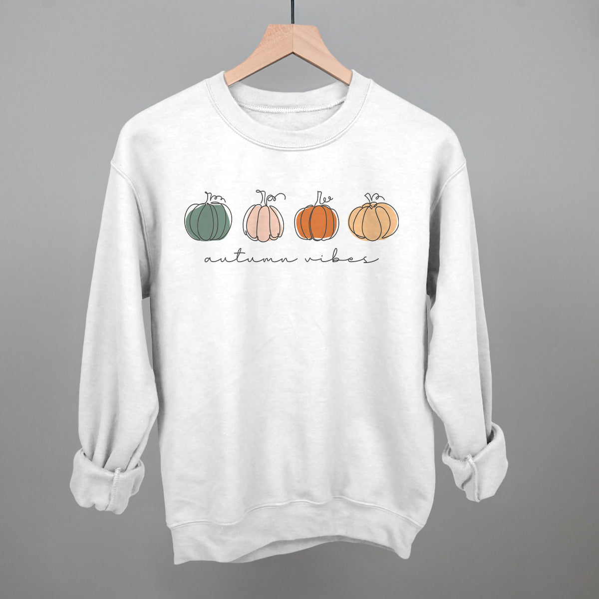 Autumn Pumpkin Doodles Tee & Sweatshirt