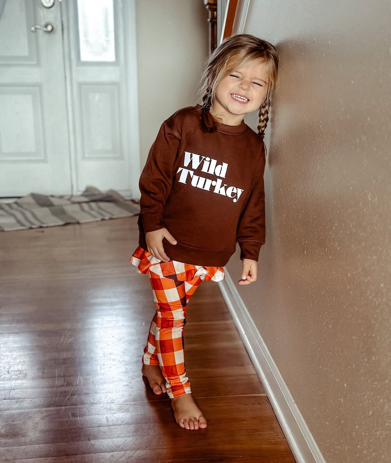 Wild Turkey Kids Thanksgiving Tee