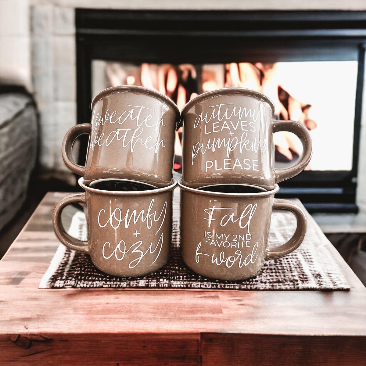 Autumn Leaves Pumpkins Coffee Mug