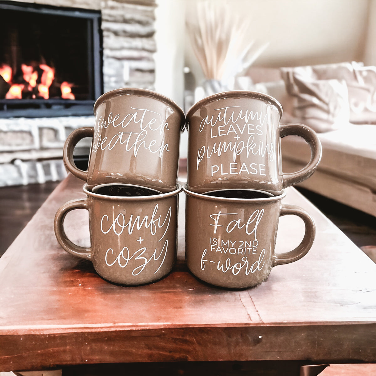 Autumn Leaves Pumpkins Coffee Mug