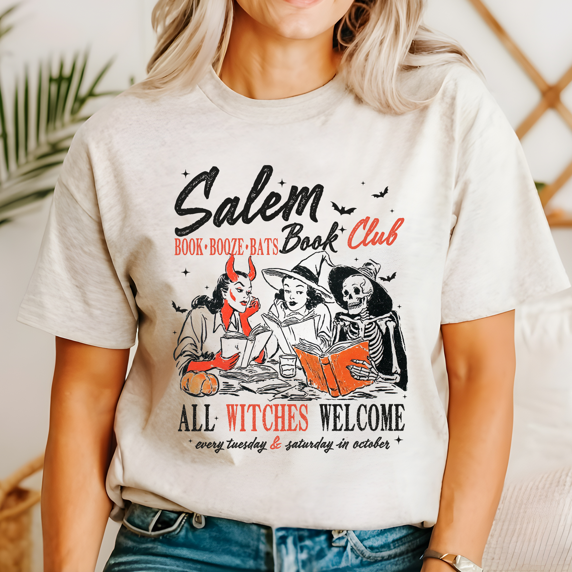 Salem Book Club Witches Tee