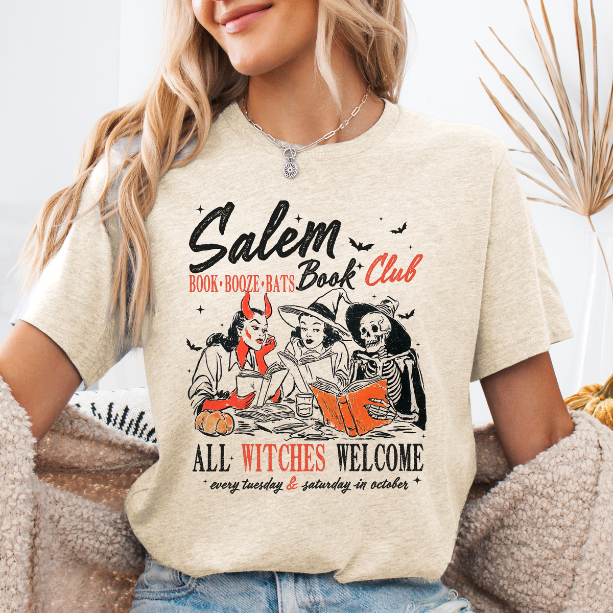 Salem Book Club Witches Tee