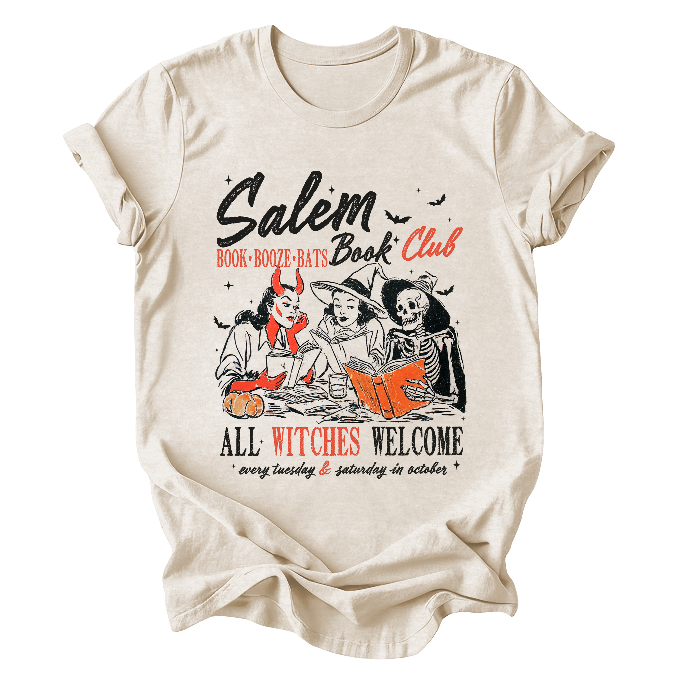 Salem Book Club Witches Tee