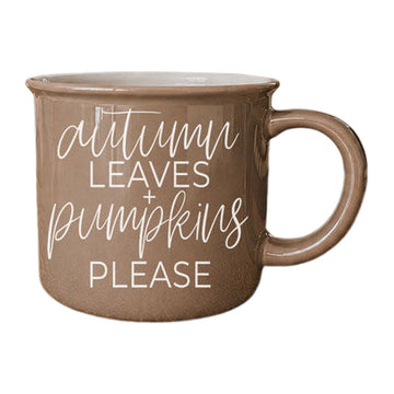 Autumn Leaves Pumpkins Coffee Mug