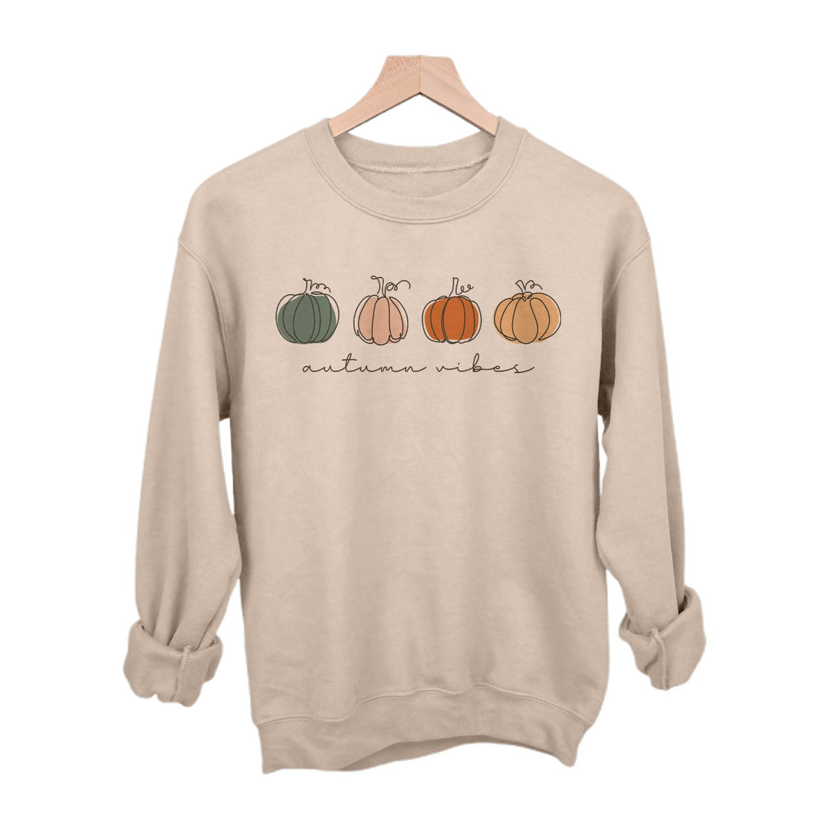 Autumn Pumpkin Doodles Tee & Sweatshirt
