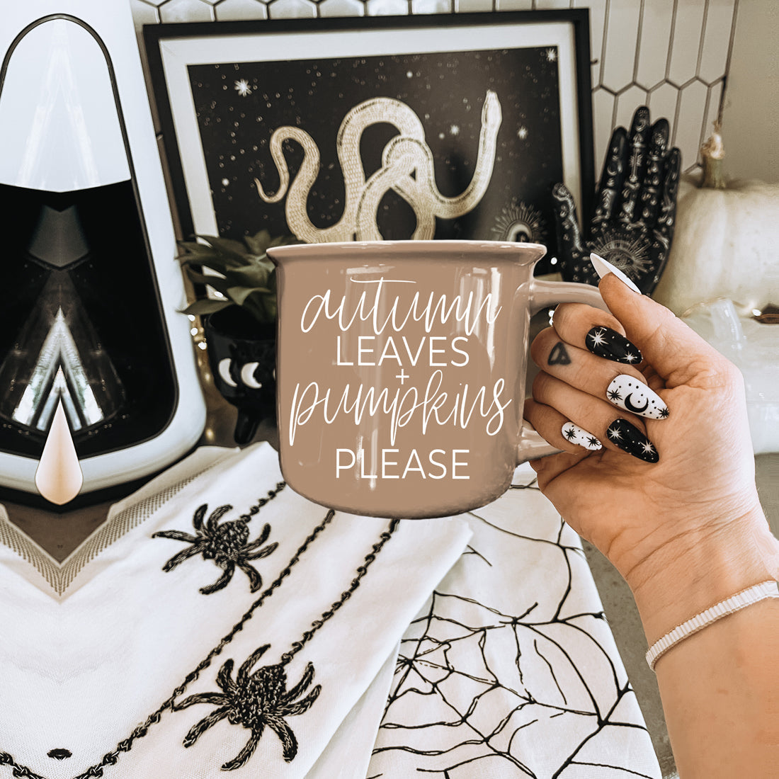 Autumn Leaves Pumpkins Coffee Mug