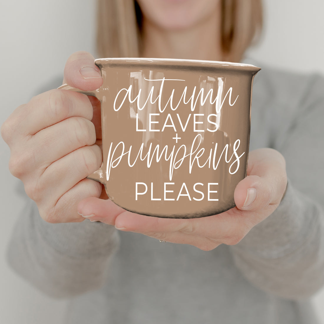 Autumn Leaves Pumpkins Coffee Mug