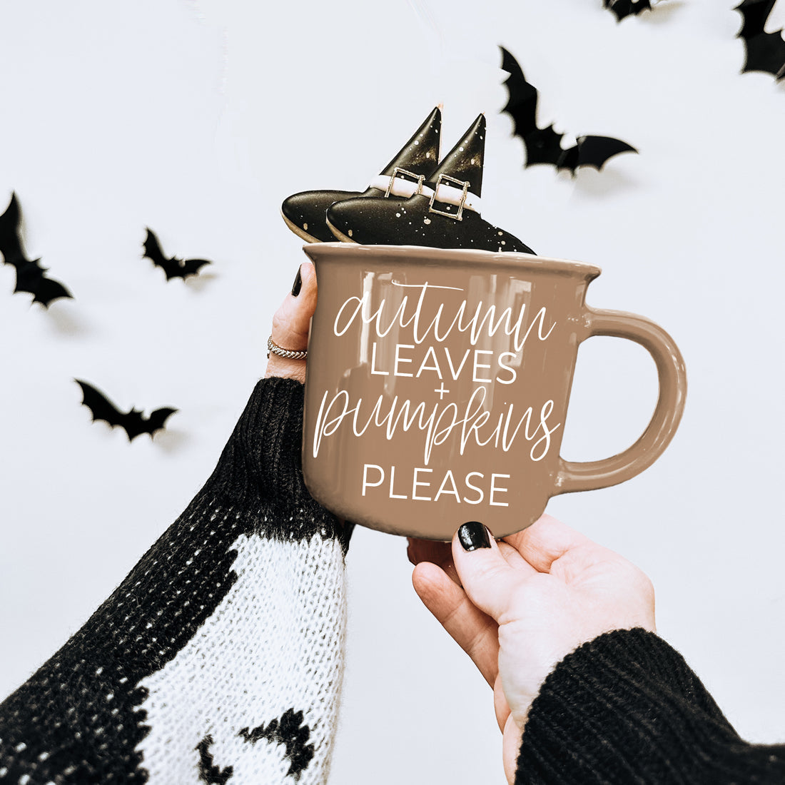 Autumn Leaves Pumpkins Coffee Mug