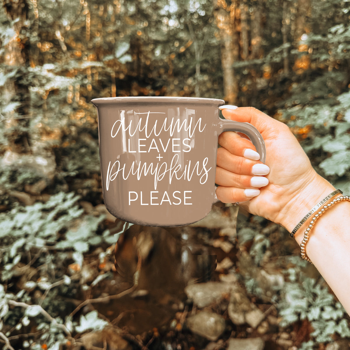 Autumn Leaves Pumpkins Coffee Mug
