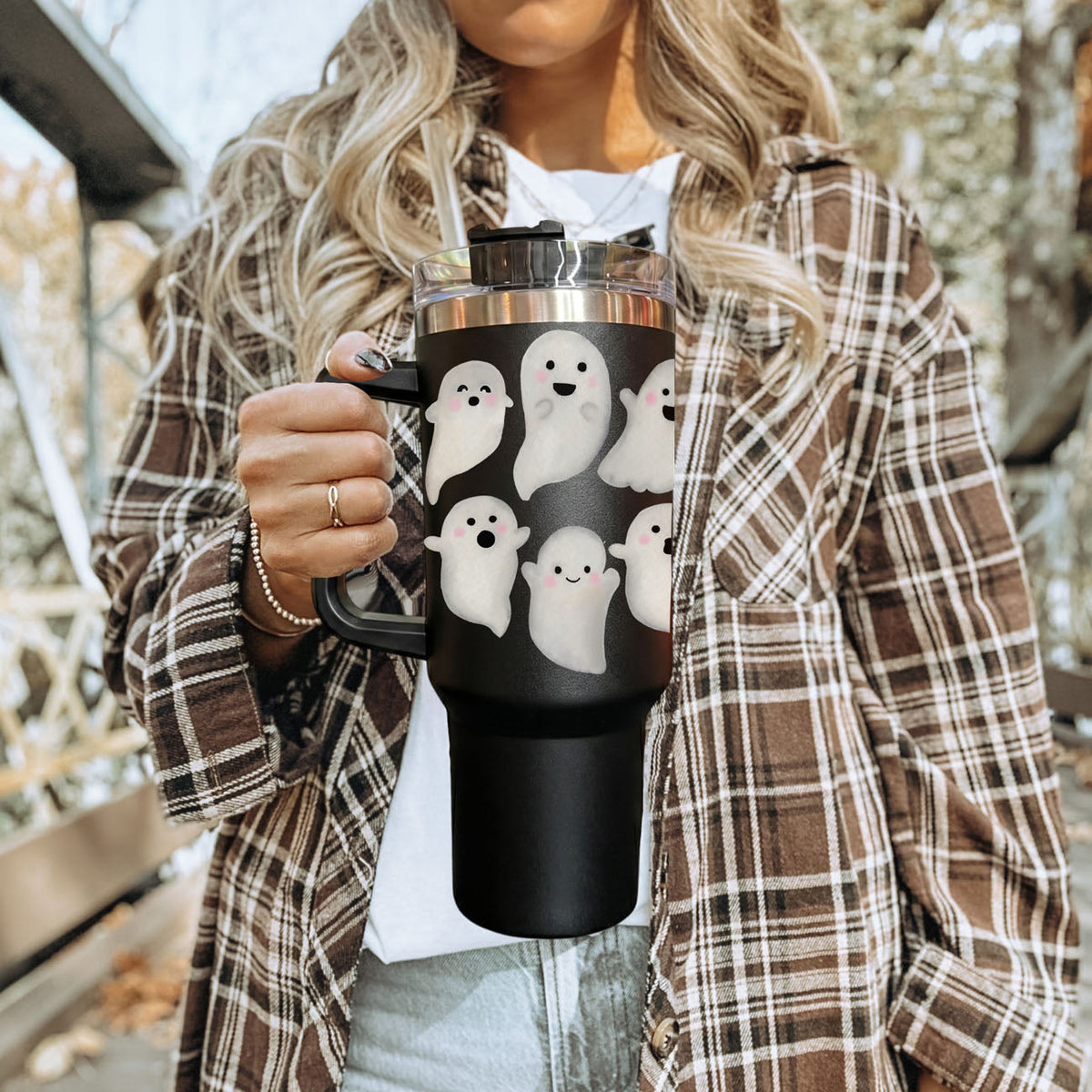Happy Ghosts 40oz Tumbler