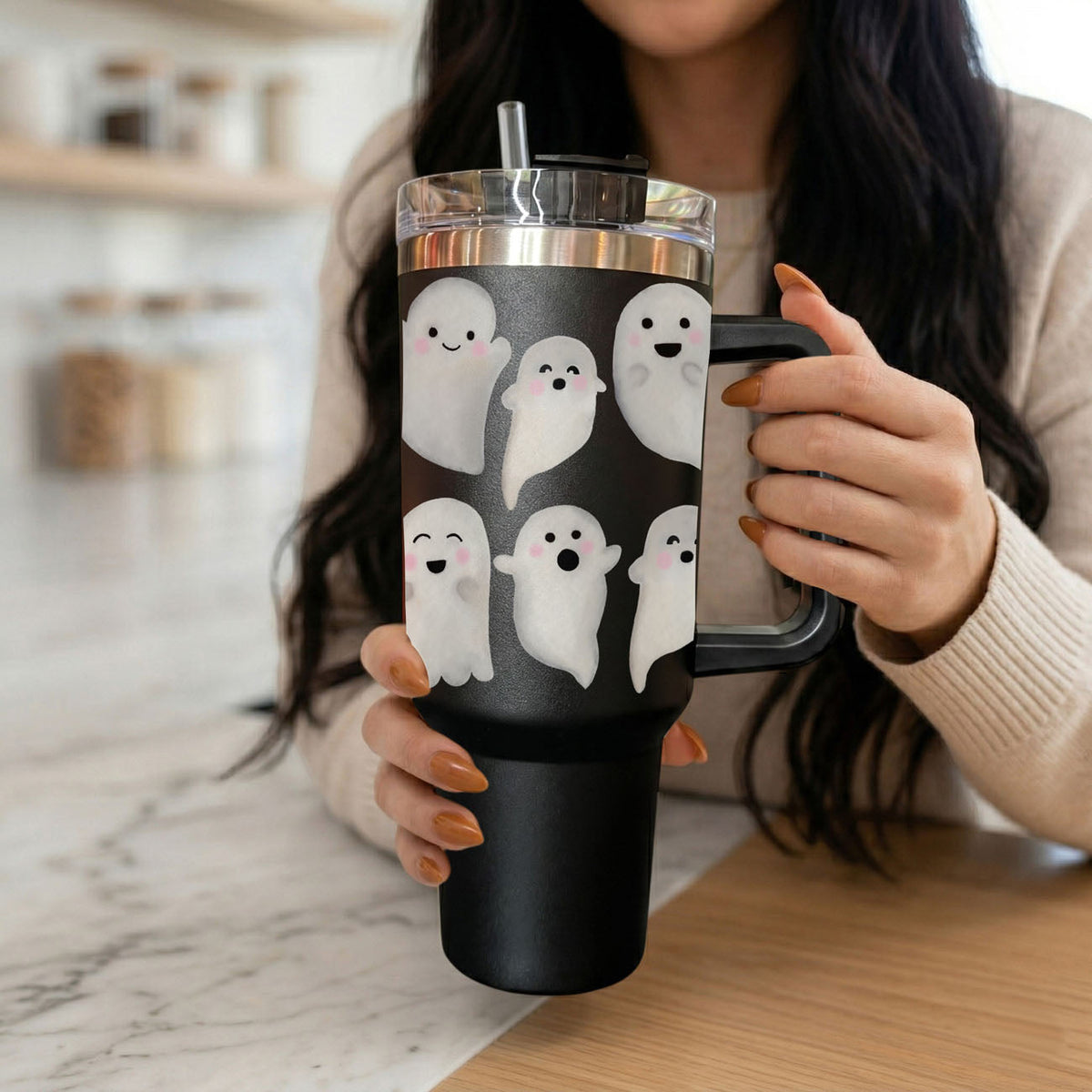 Happy Ghosts 40oz Tumbler
