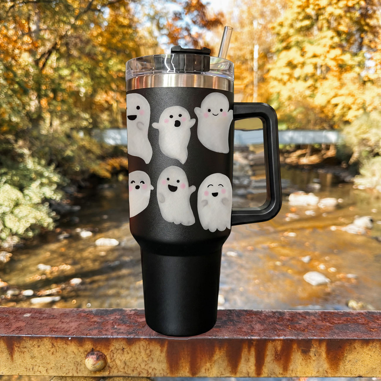 Happy Ghosts 40oz Tumbler