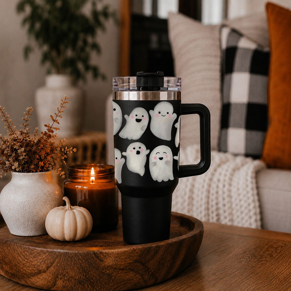 Happy Ghosts 40oz Tumbler
