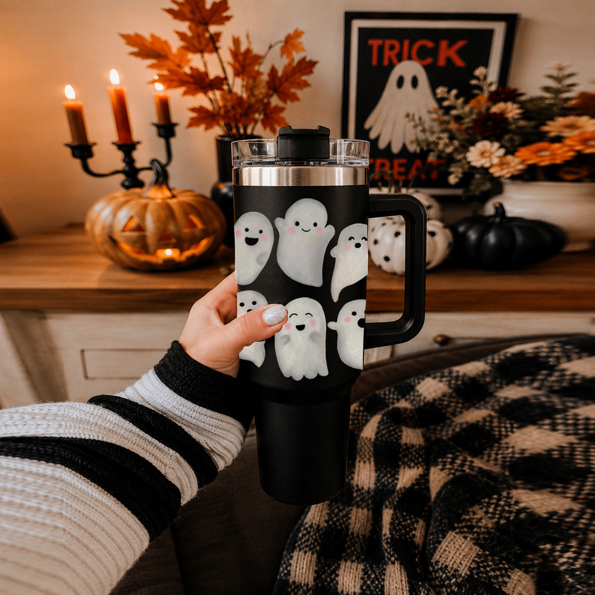 Happy Ghosts 40oz Tumbler