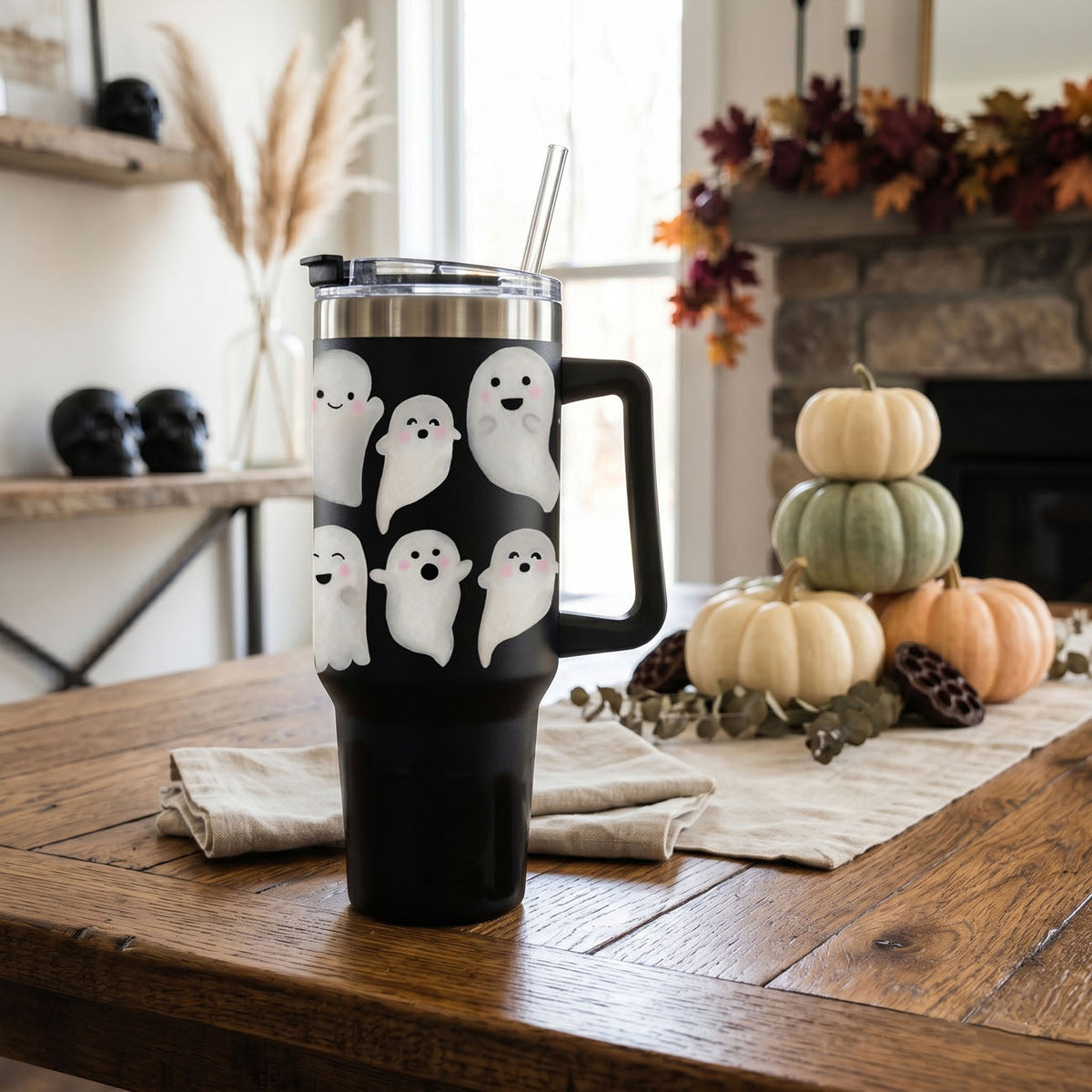 Happy Ghosts 40oz Tumbler