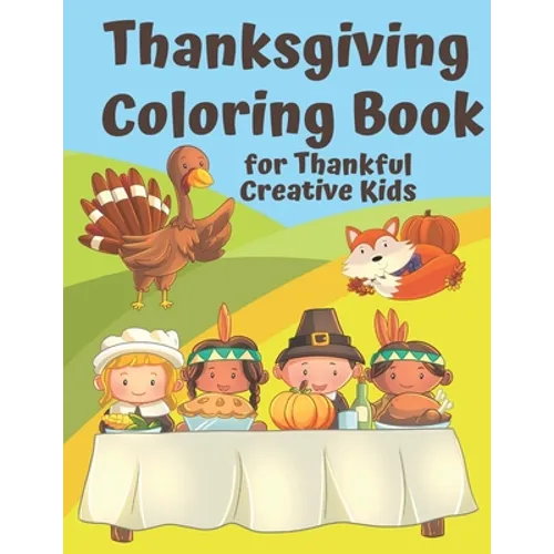 Thanksgiving Coloring Book For Kids