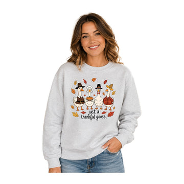 Thankful Goose Thanksgiving Sweatshirt