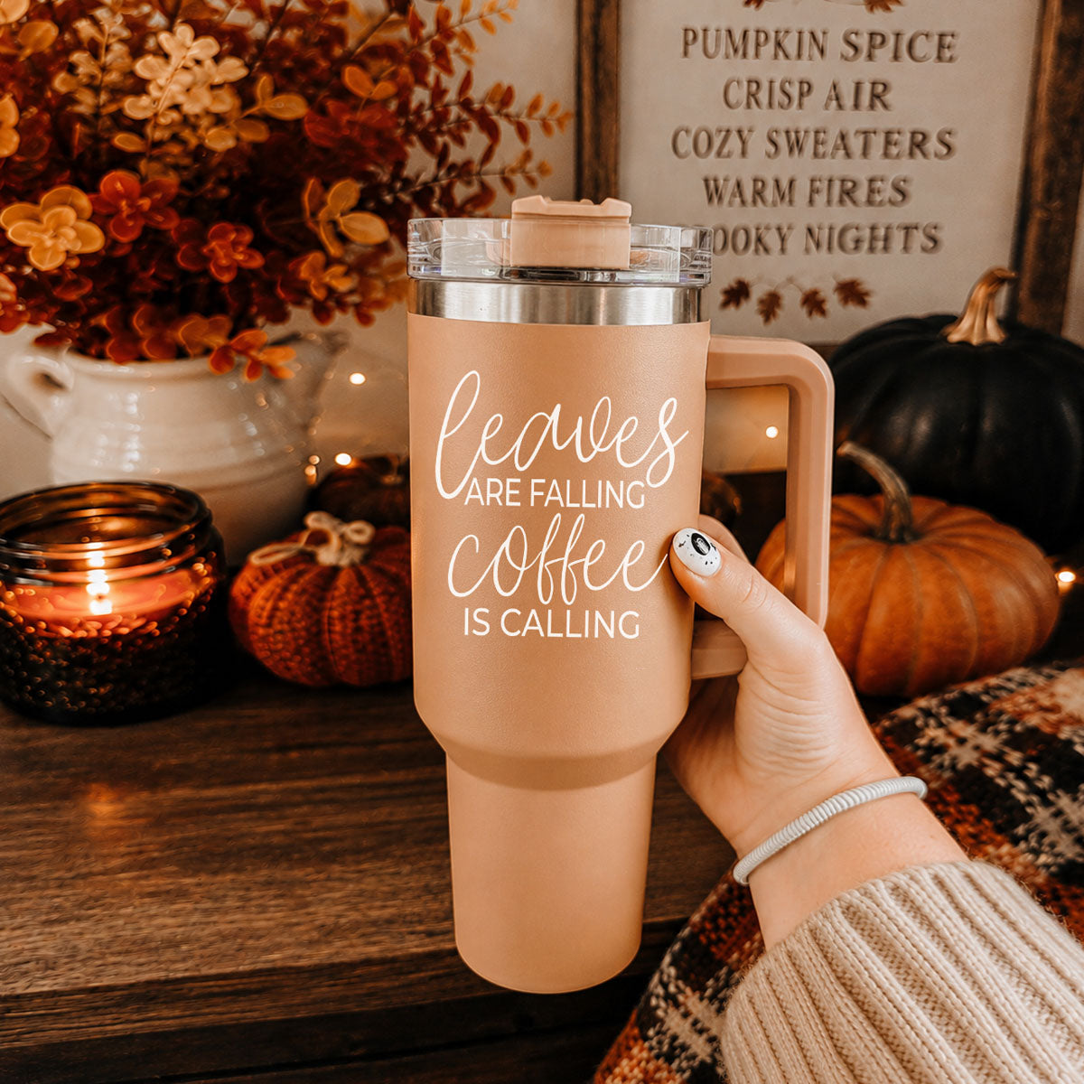 Leaves Falling 40oz Tumbler