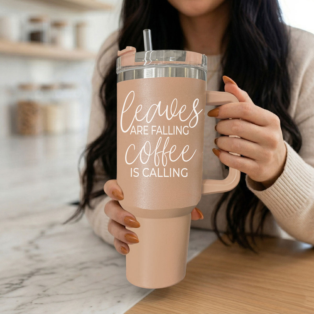 Leaves Falling 40oz Tumbler