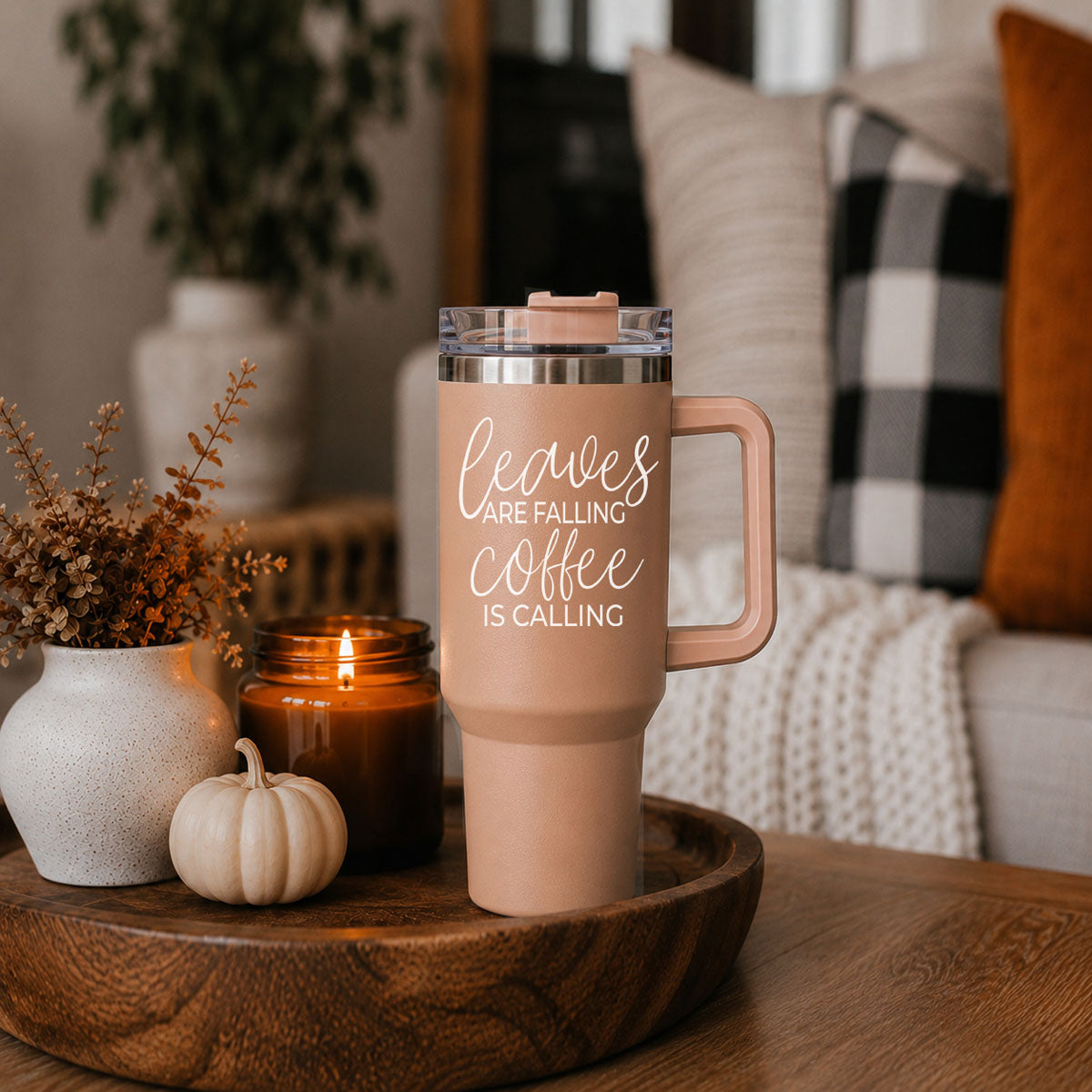 Leaves Falling 40oz Tumbler