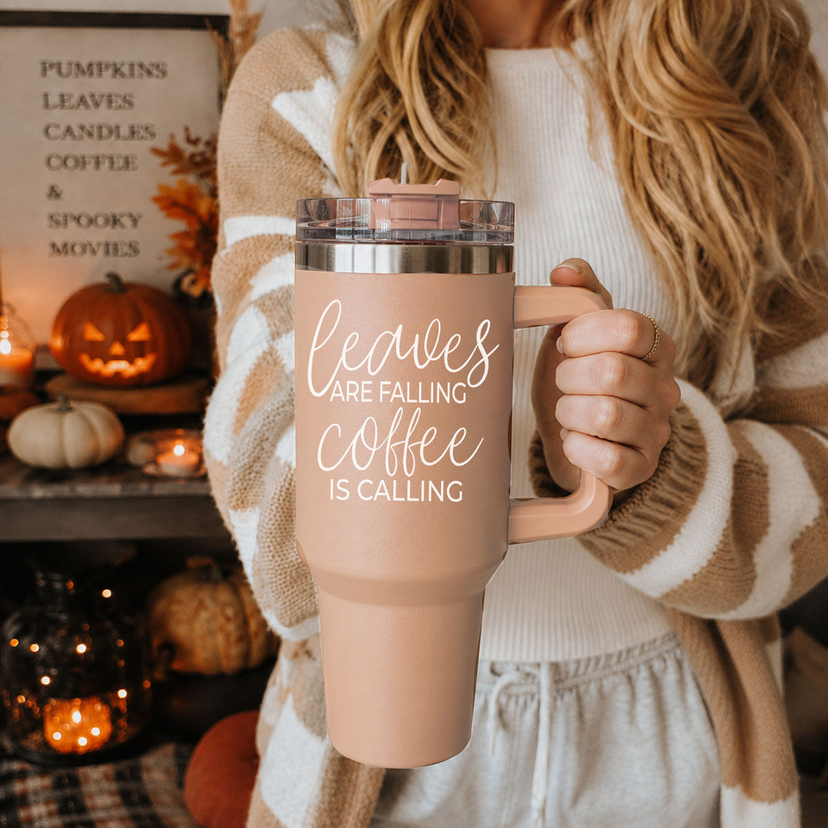 Leaves Falling 40oz Tumbler