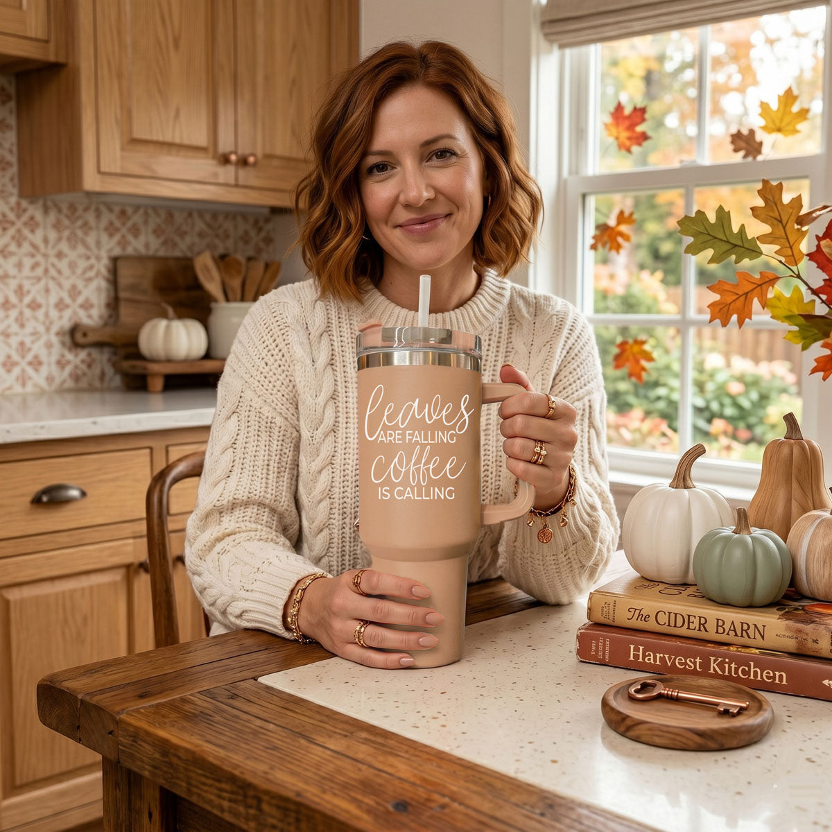 Leaves Falling 40oz Tumbler