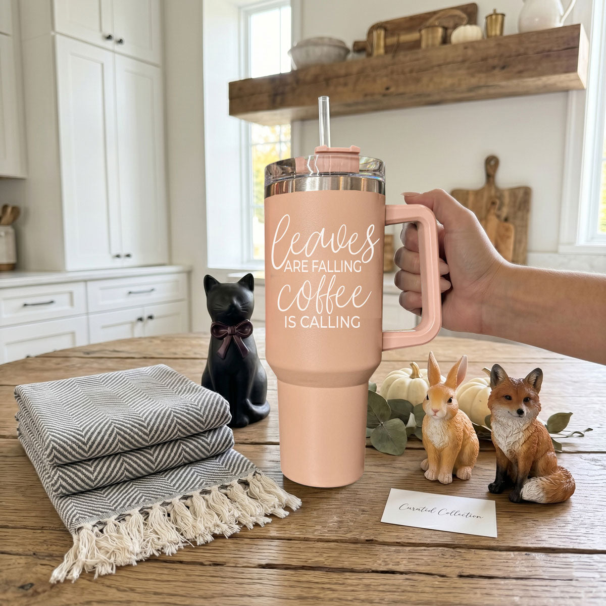 Leaves Falling 40oz Tumbler
