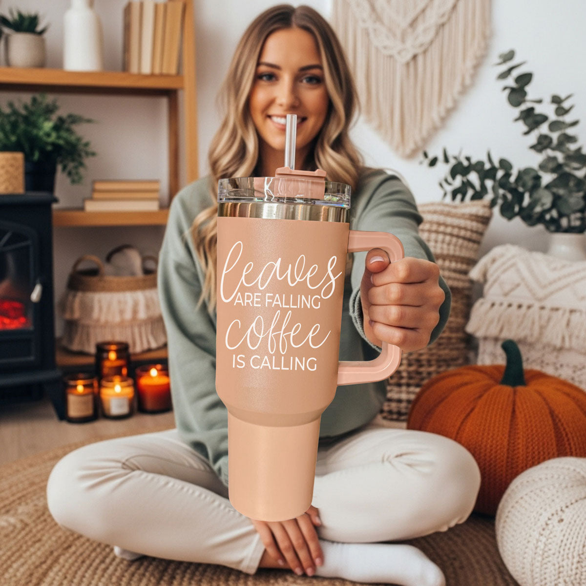 Leaves Falling 40oz Tumbler