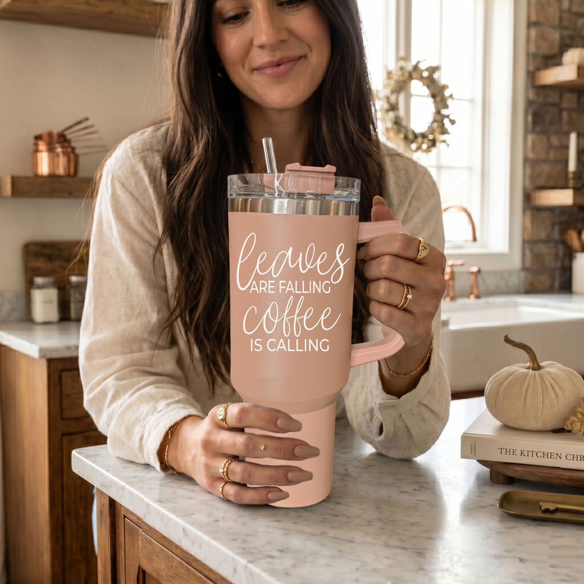 Leaves Falling 40oz Tumbler