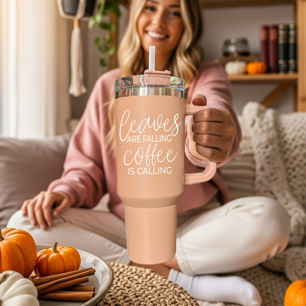 Leaves Falling 40oz Tumbler