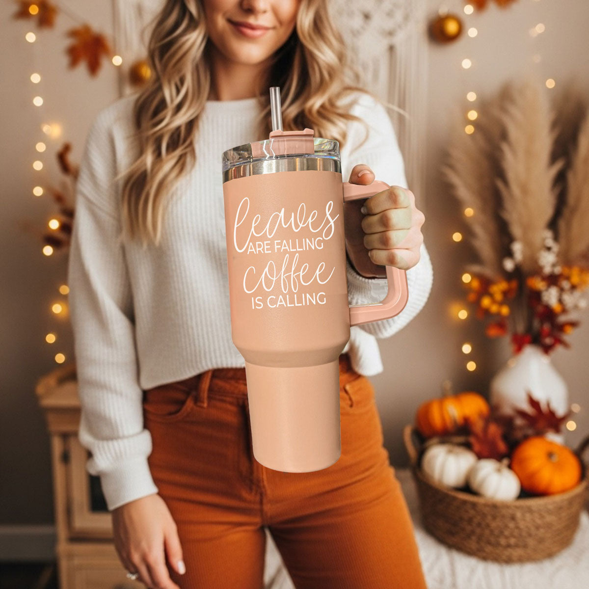 Leaves Falling 40oz Tumbler
