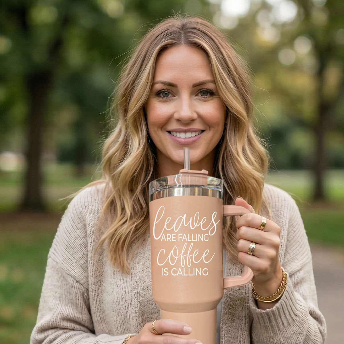 Leaves Falling 40oz Tumbler