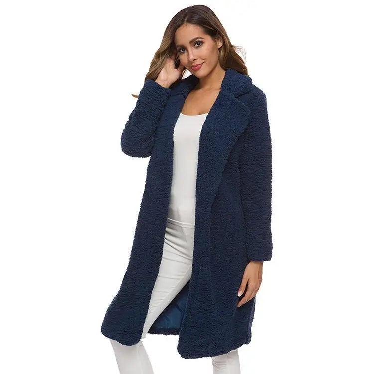 Cozy Teddy Fleece Long Coat