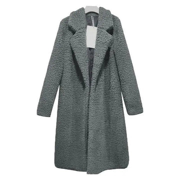 Cozy Teddy Fleece Long Coat