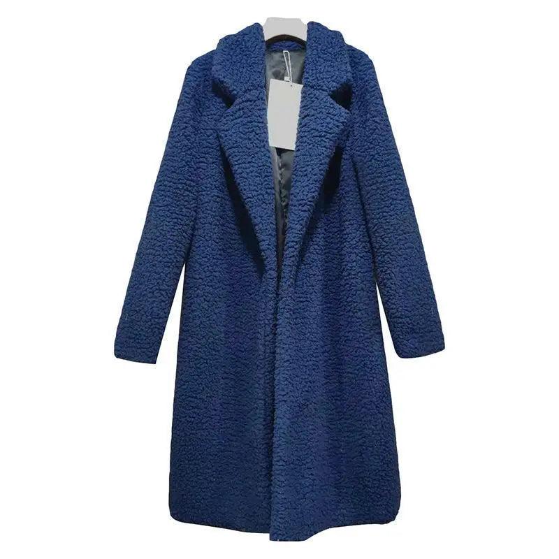Cozy Teddy Fleece Long Coat