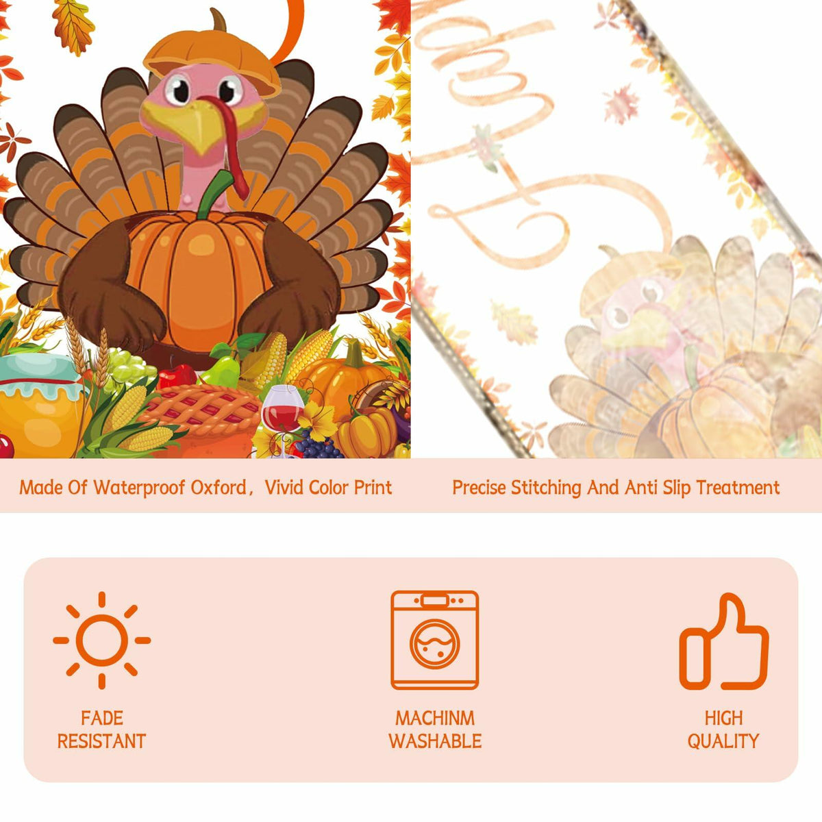 Thanksgiving Turkey Table Runner