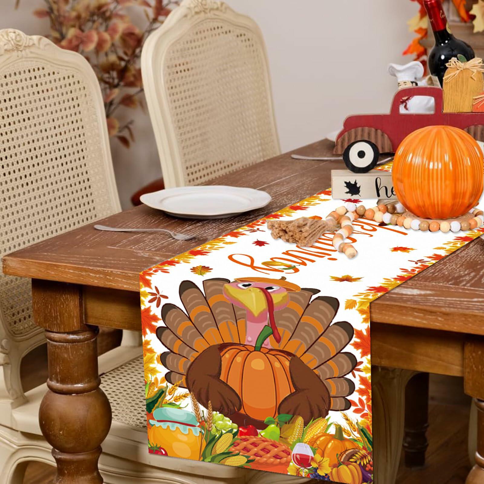 Thanksgiving Turkey Table Runner