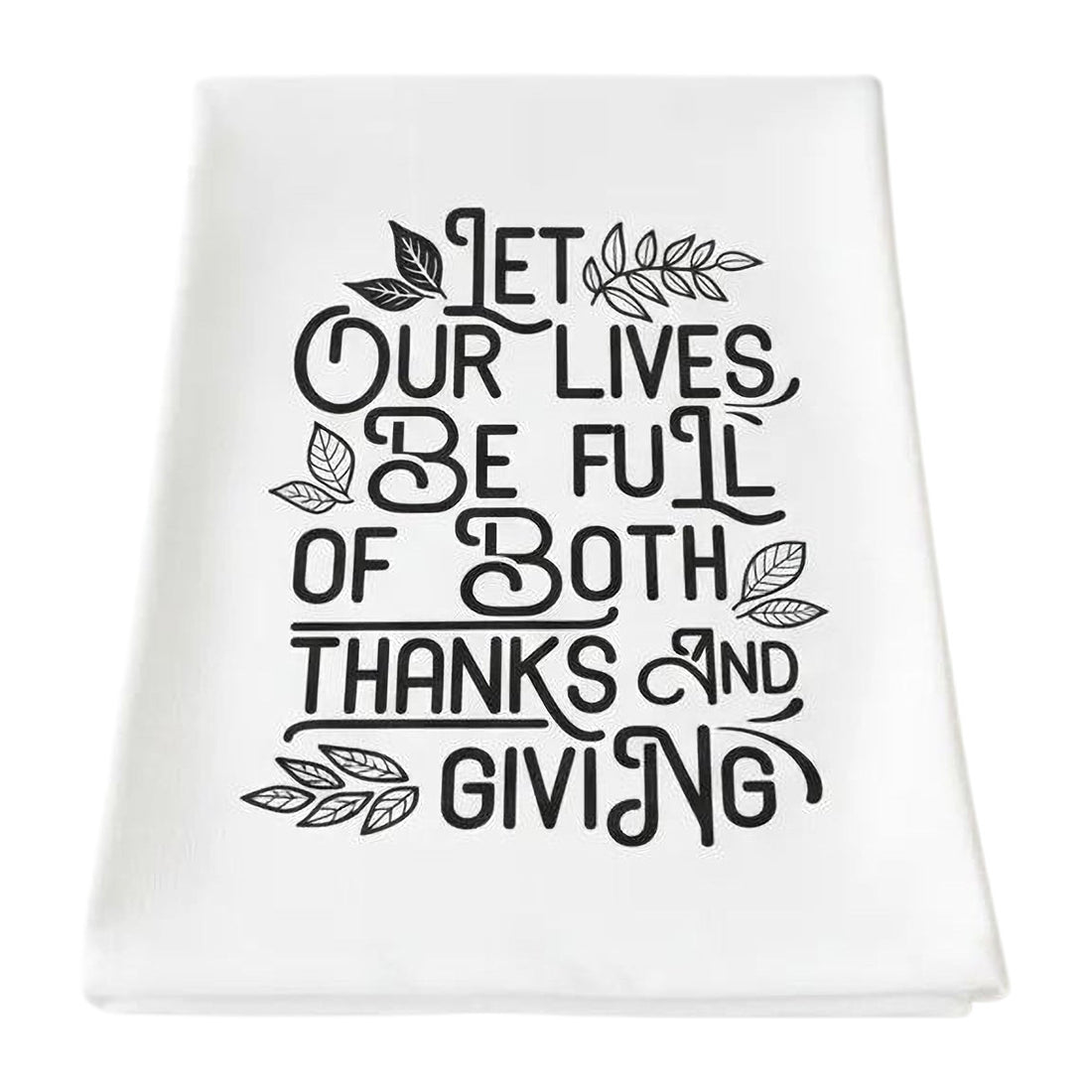 Thankful Thanksgiving Kitchen Tea Towel