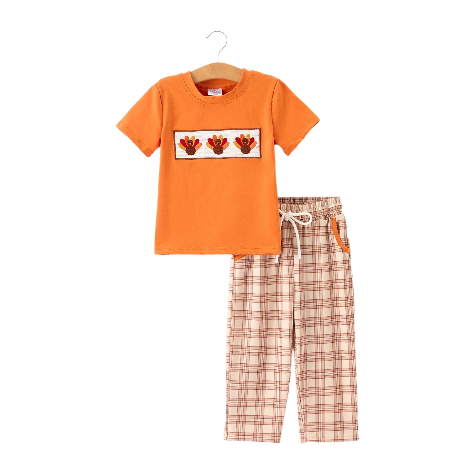 Thanksgiving Turkey Boys Outfit Set
