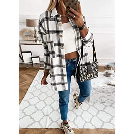 Women's Fall Plaid Shacket